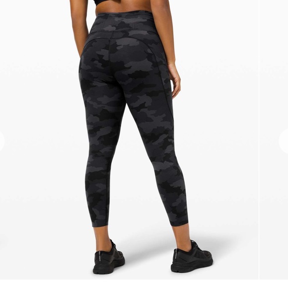 Lululemon Camo Fast and Free Tights II 25” - Picture 1 of 8